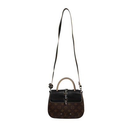 Louis Vuitton Calfskin Monogram Chain It Bag PM Black