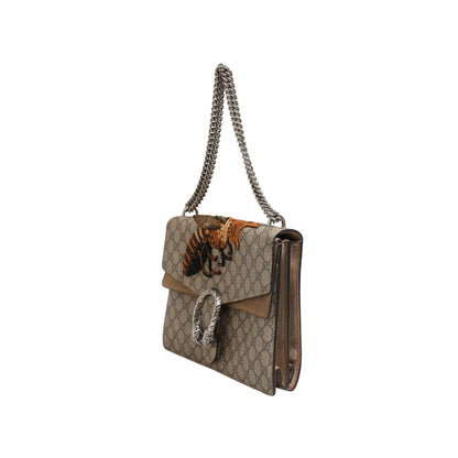 Gucci Supreme Monogram Bee Embroidered Shoulder Bag
