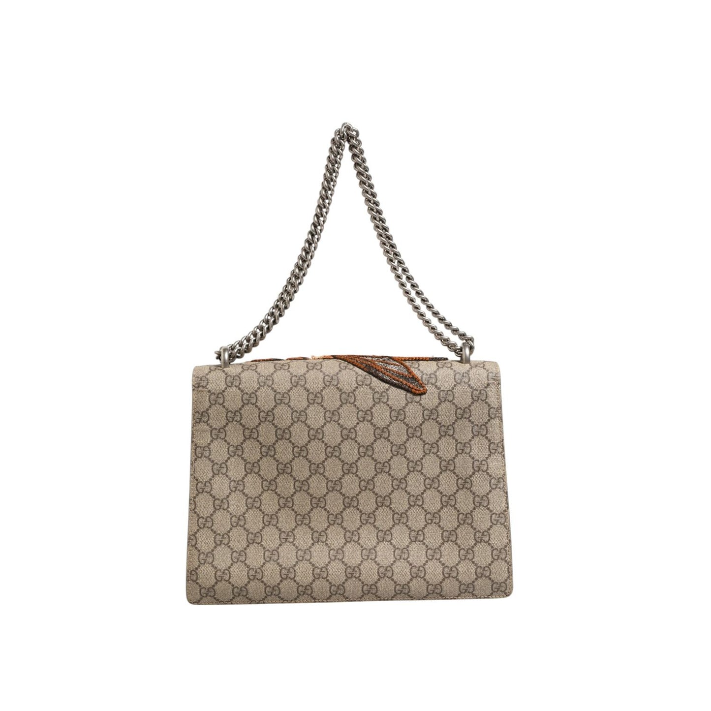 Gucci Supreme Monogram Bee Embroidered Shoulder Bag
