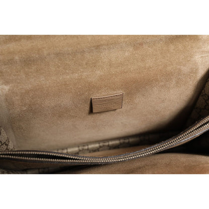 Gucci Supreme Monogram Bee Embroidered Shoulder Bag