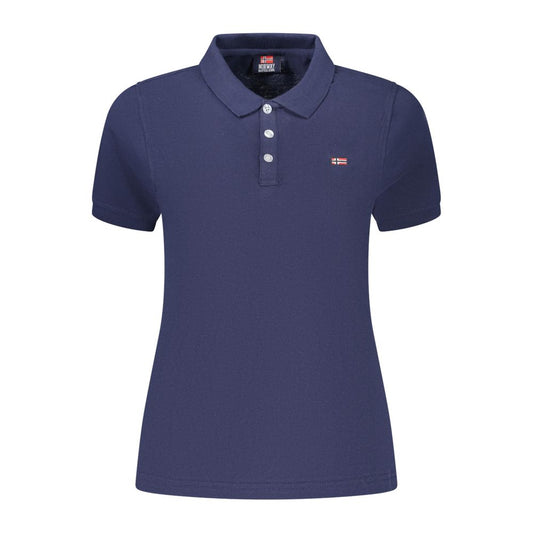 Norway 1963 Blue Cotton Women's Polo Shirt