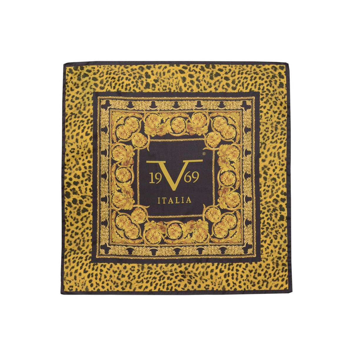 19V69 Italia Multicolor Polyester Scarf