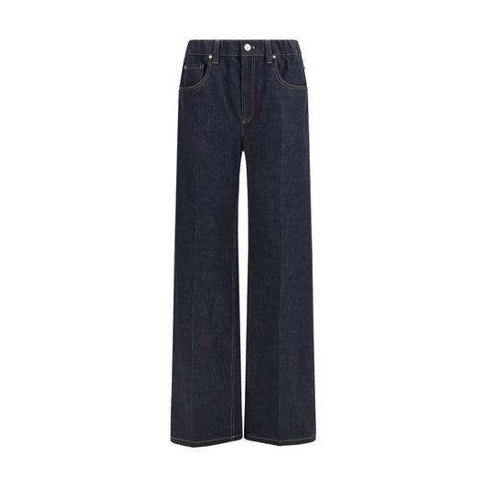 Brunello Cucinelli Blue Cotton Jeans Denim