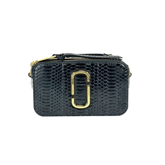 Marc Jacobs The Snapshot Snake Skin Crossbody Bag