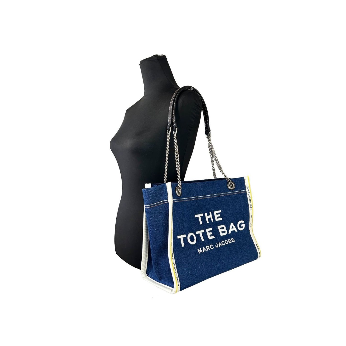Marc Jacobs Denim Chain Medium The Tote Bag