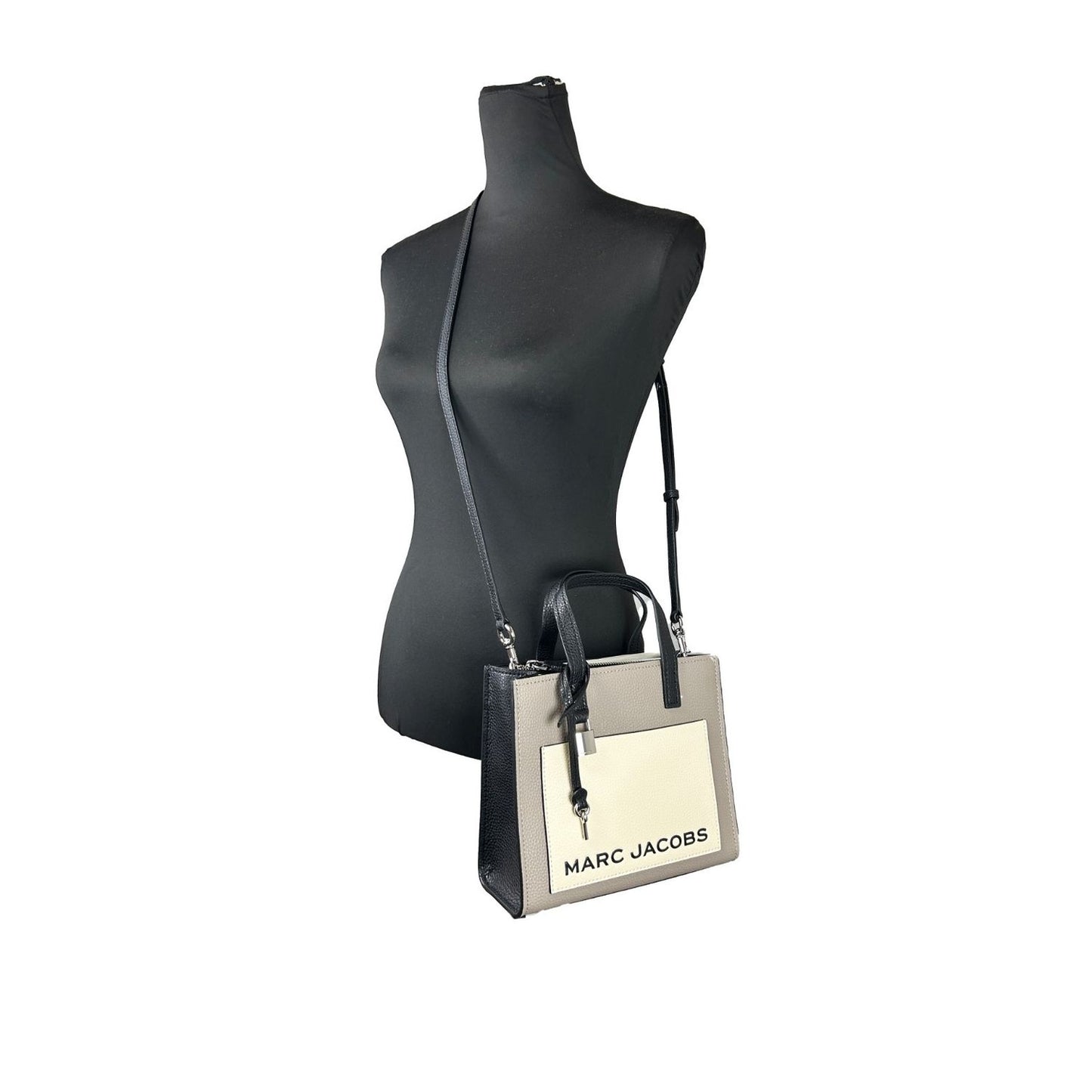 Marc Jacobs Grind Mini Leather Tote Crossbody Bag