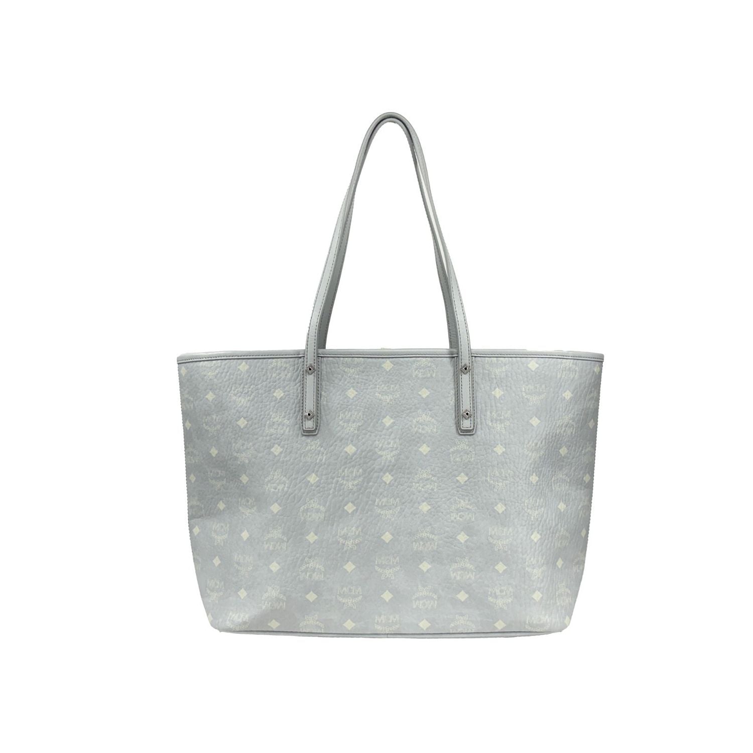 MCM Aren Leather Shoulder Tote Bag