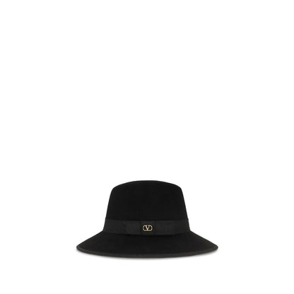 Valentino Garavani Black Cotton Fedora