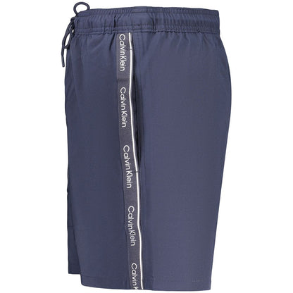 Calvin Klein Blue Polyester Men's Swim Shorts