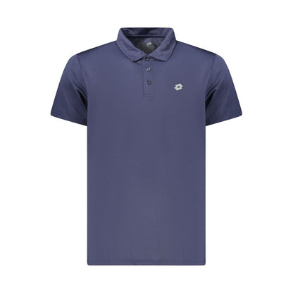 Lotto Blue Polyester Men's Polo Shirt