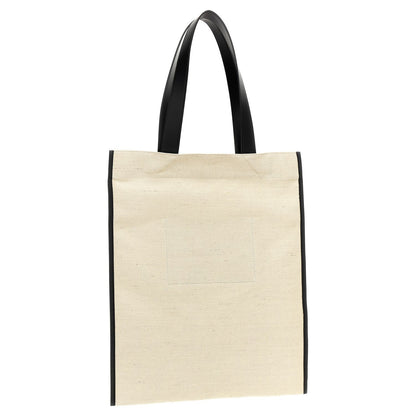 Jil Sander Bicolor Jute Tote Bag