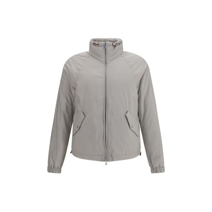 Brunello Cucinelli Gray Polyester Shell Jacket