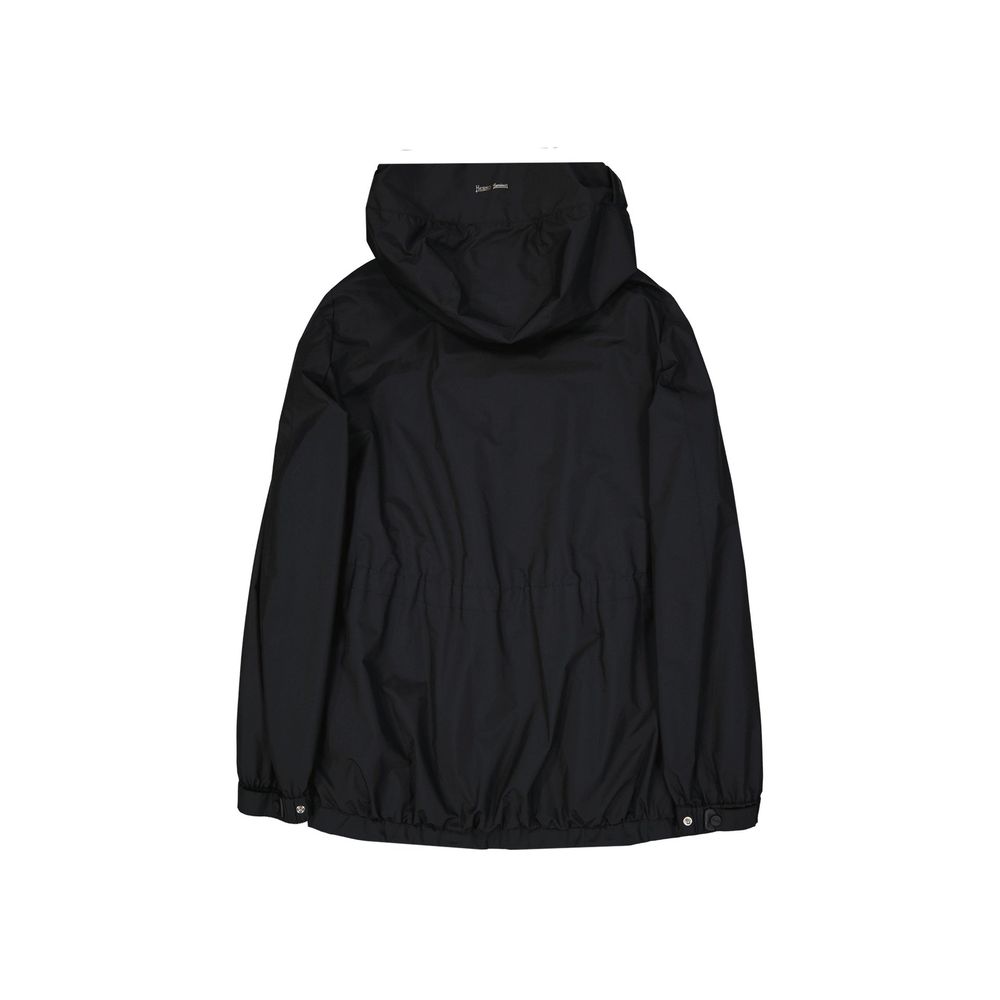 Herno Black Polyester Shell Jacket