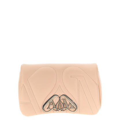 Alexander McQueen Beige Lamb Leather Crossbody Bag