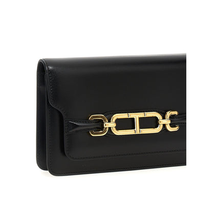 Tom Ford Black Leather Crossbody Bag