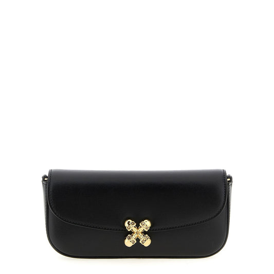 Alexander McQueen Black Calfskin Crossbody Bag