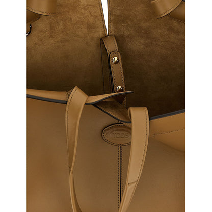 Tod's Bicolor Calfskin Tote Bag