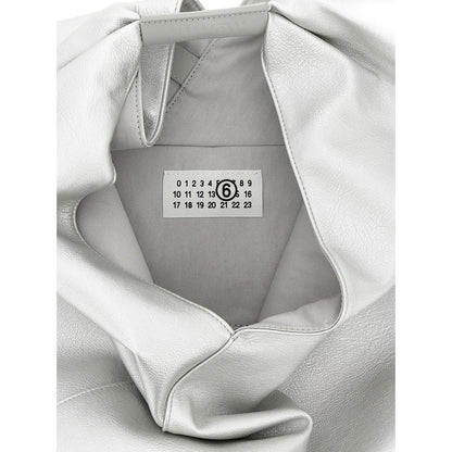 MM6 Maison Margiela Silver Polyethylene Handbag