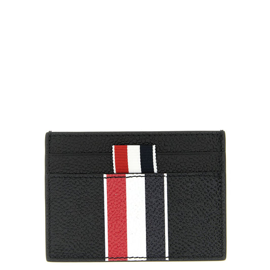 Thom Browne Black Calfskin Cardholder
