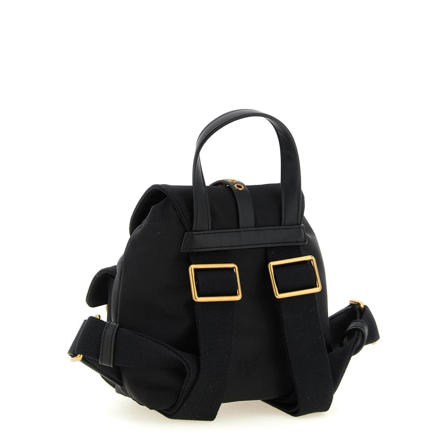 PINKO Black Polyamide Backpack