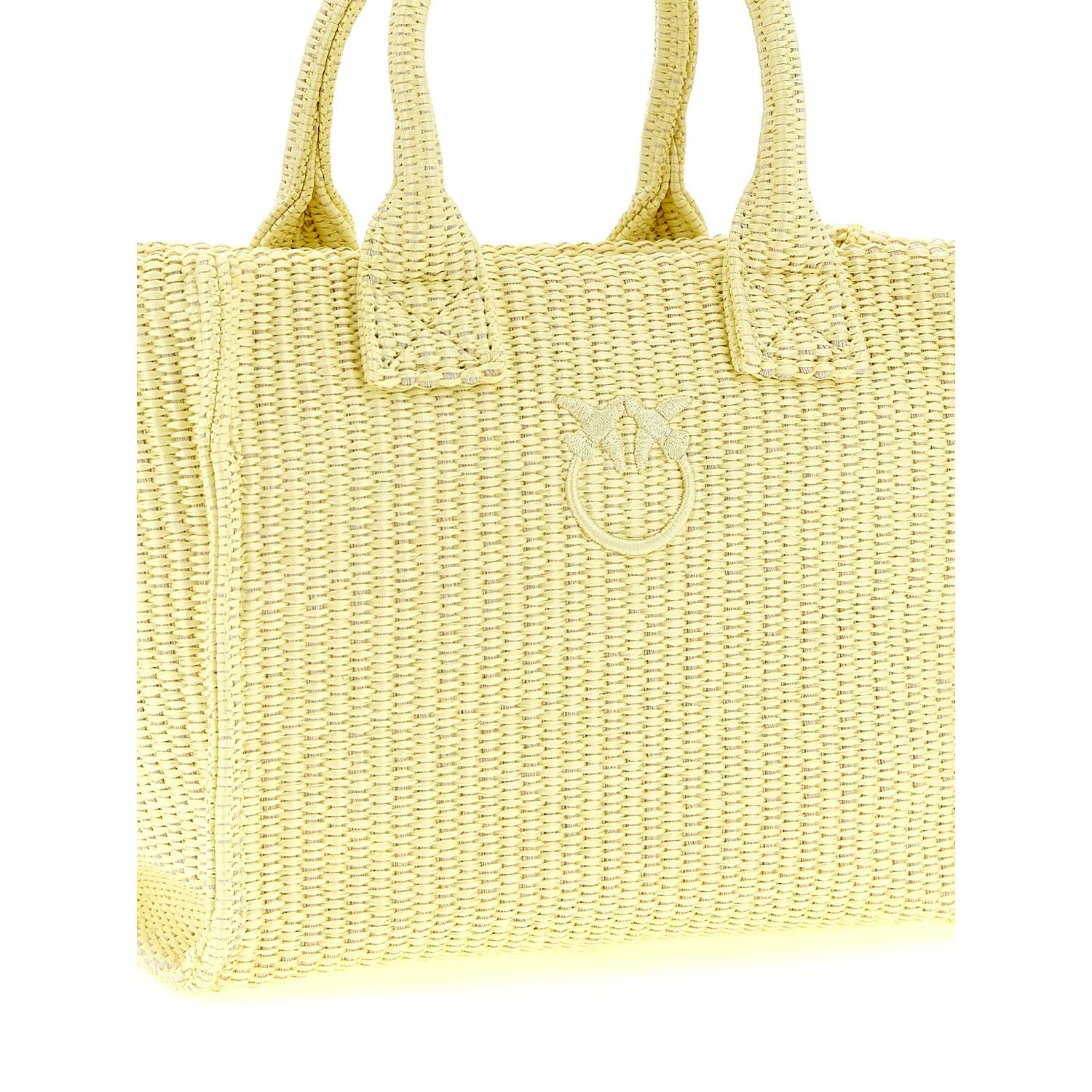 PINKO Bicolor Polypropylene Tote Bag