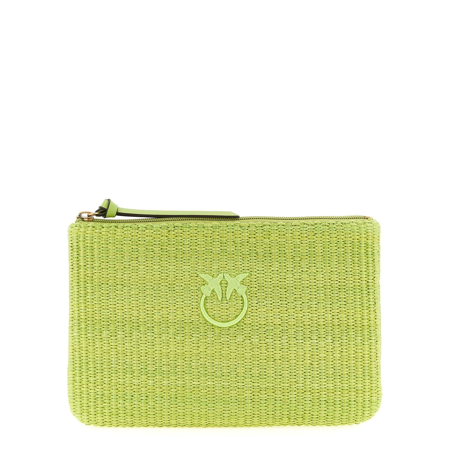 PINKO Bicolor Polypropylene Clutch Bag