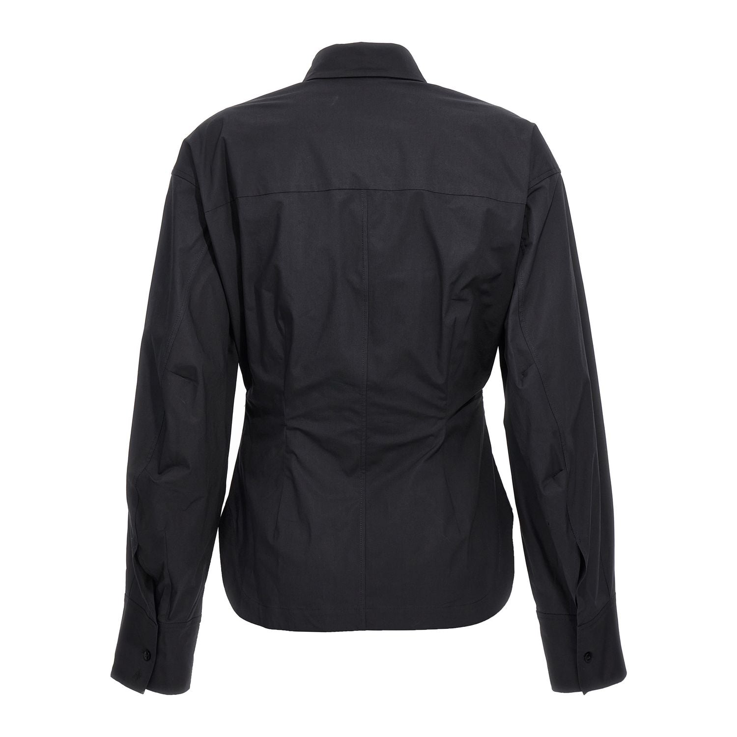 The Attico Black Cotton Blouse