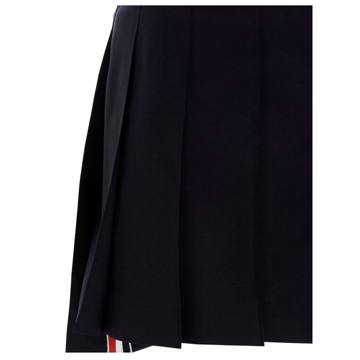 Thom Browne Blue Wool Long Skirt