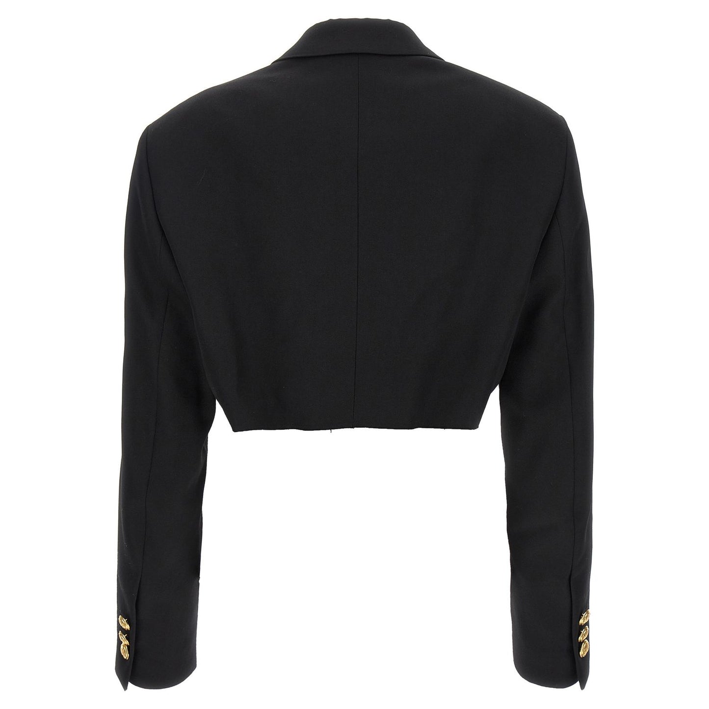 Palm Angels Black Polyester Blazer