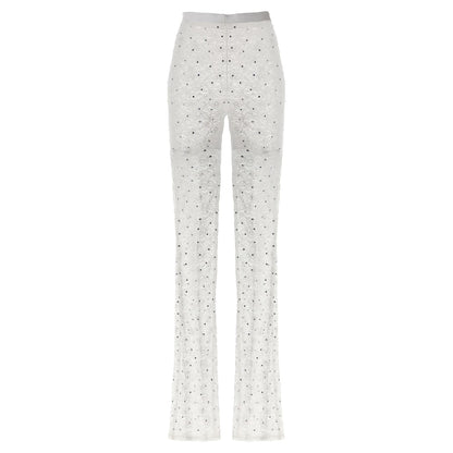 Alessandra Rich White Polyamide Leggings