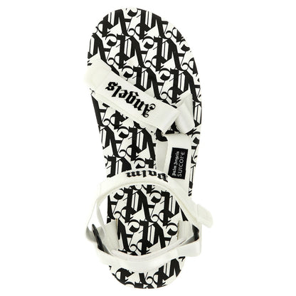 Palm Angels Bicolor Polyester Flat Sandals