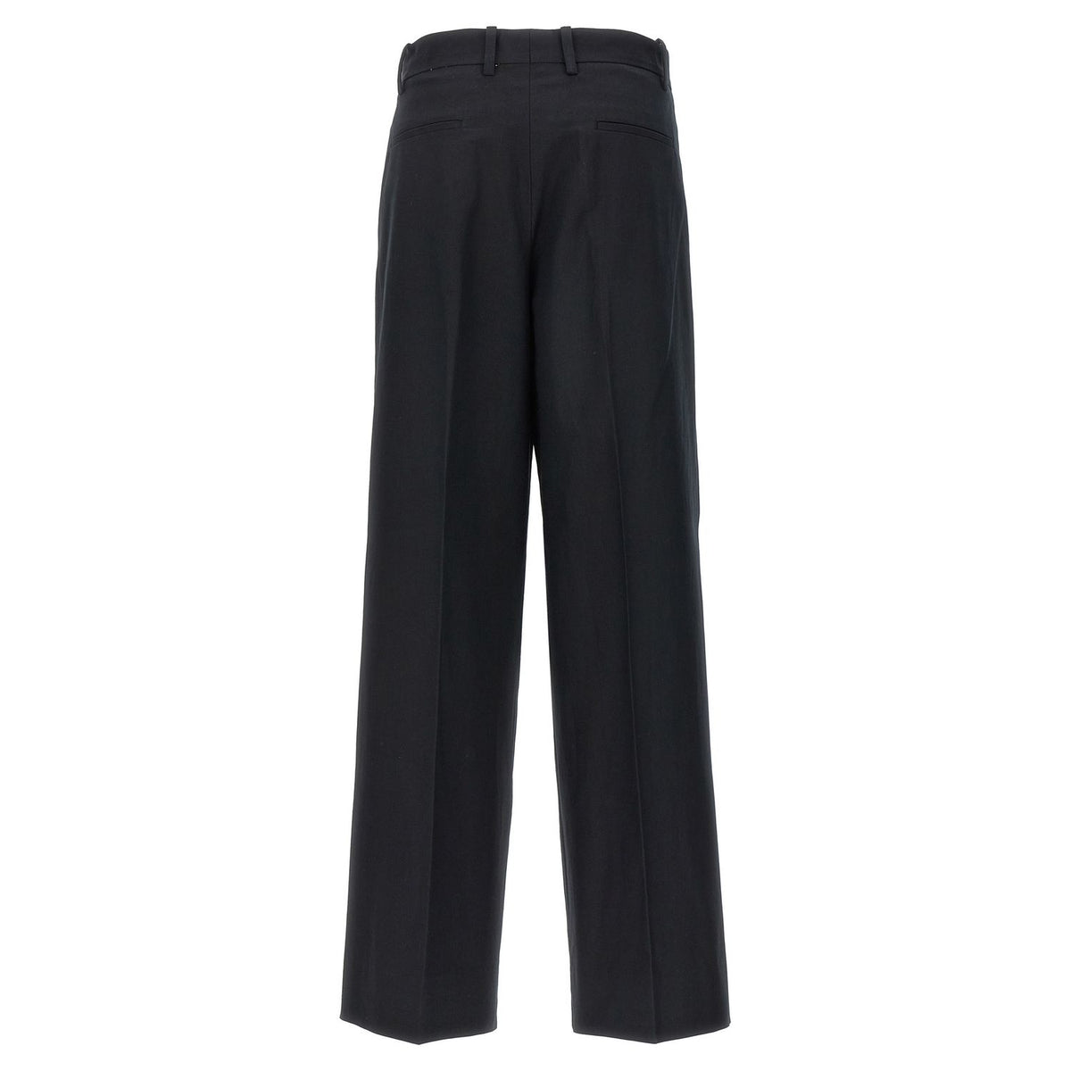 Armarium Black Cotton Casual Pants