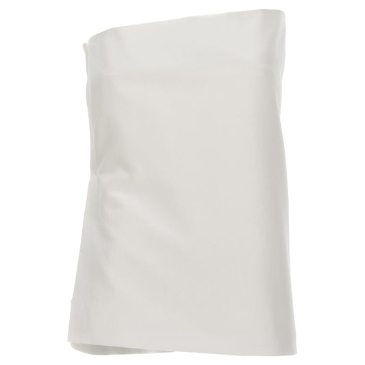 Sportmax White Cotton Blouse