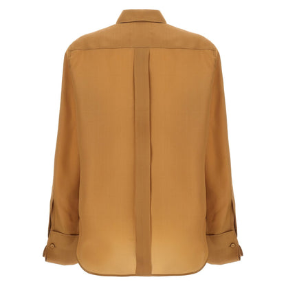 Max Mara Beige Silk Blouse