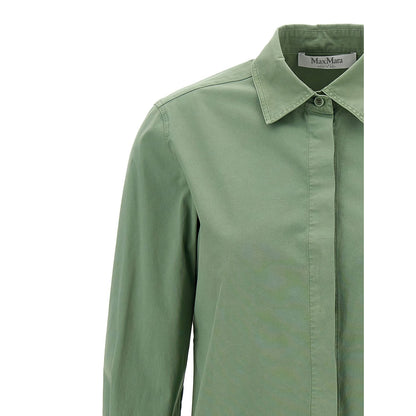 Max Mara Bicolor Cotton Blouse