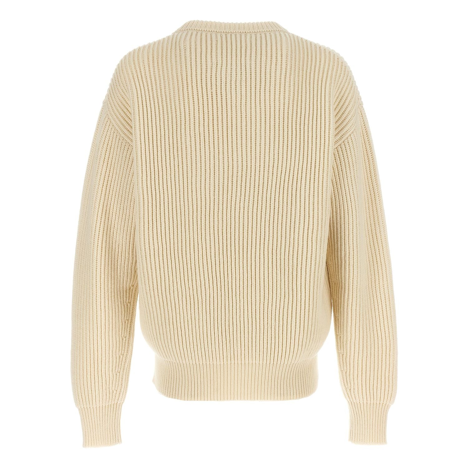 Jil Sander White Wool Cardigan