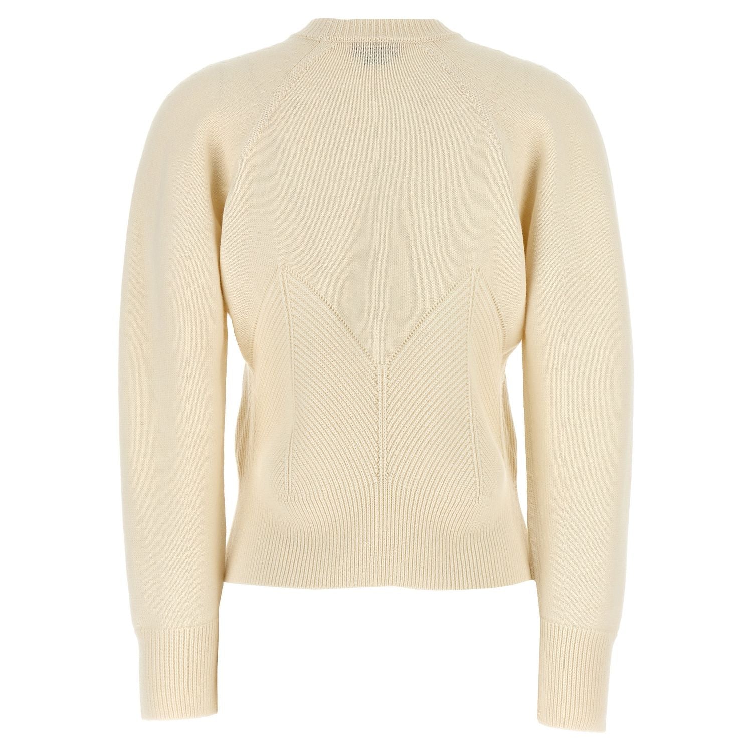 Alexander McQueen White Wool Cardigan