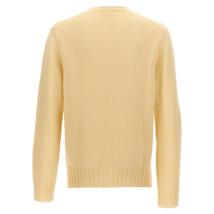Jil Sander Beige Wool Cardigan