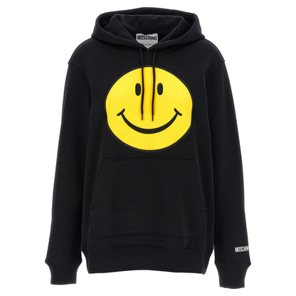 Moschino Black Cotton Hoodie