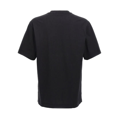Burberry Black Cotton T-Shirt