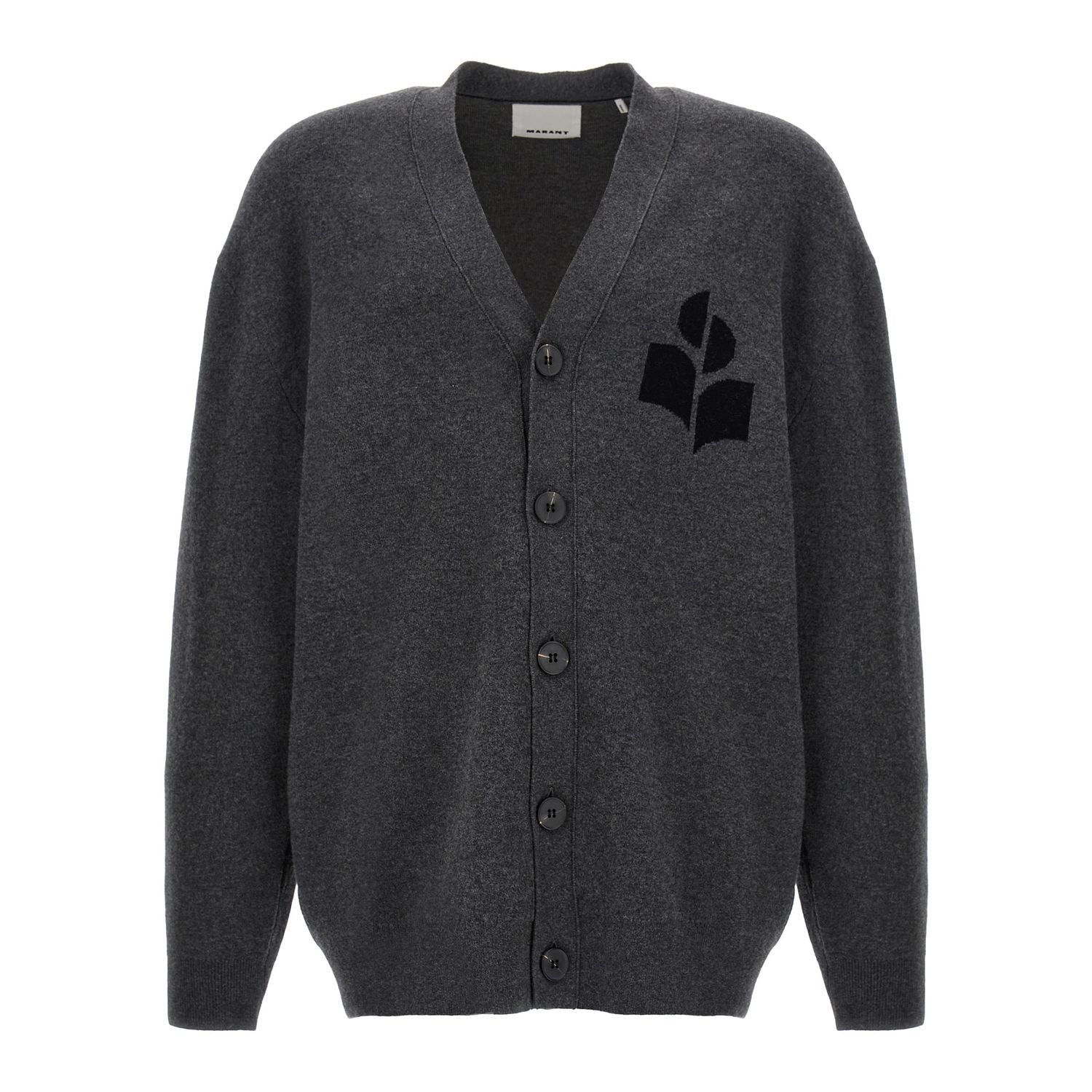 Isabel Marant Gray Cotton Cardigan