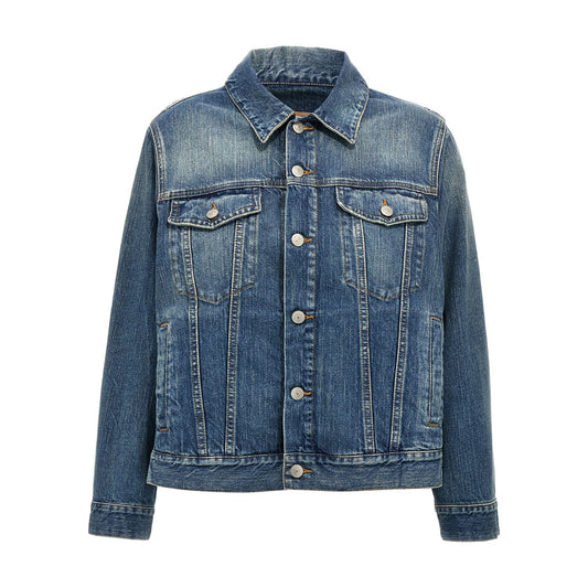 MM6 Maison Margiela Blue Cotton Denim Jacket
