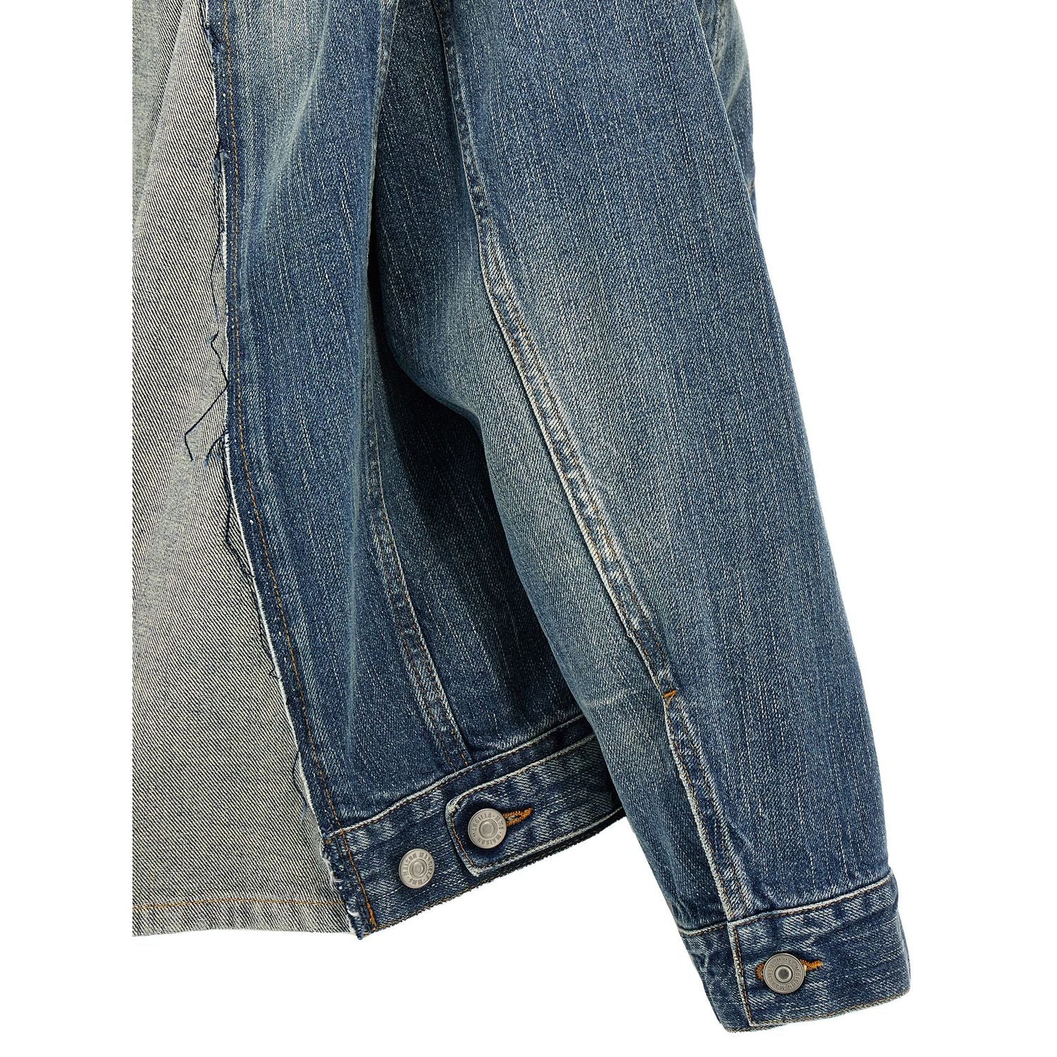 MM6 Maison Margiela Blue Cotton Denim Jacket