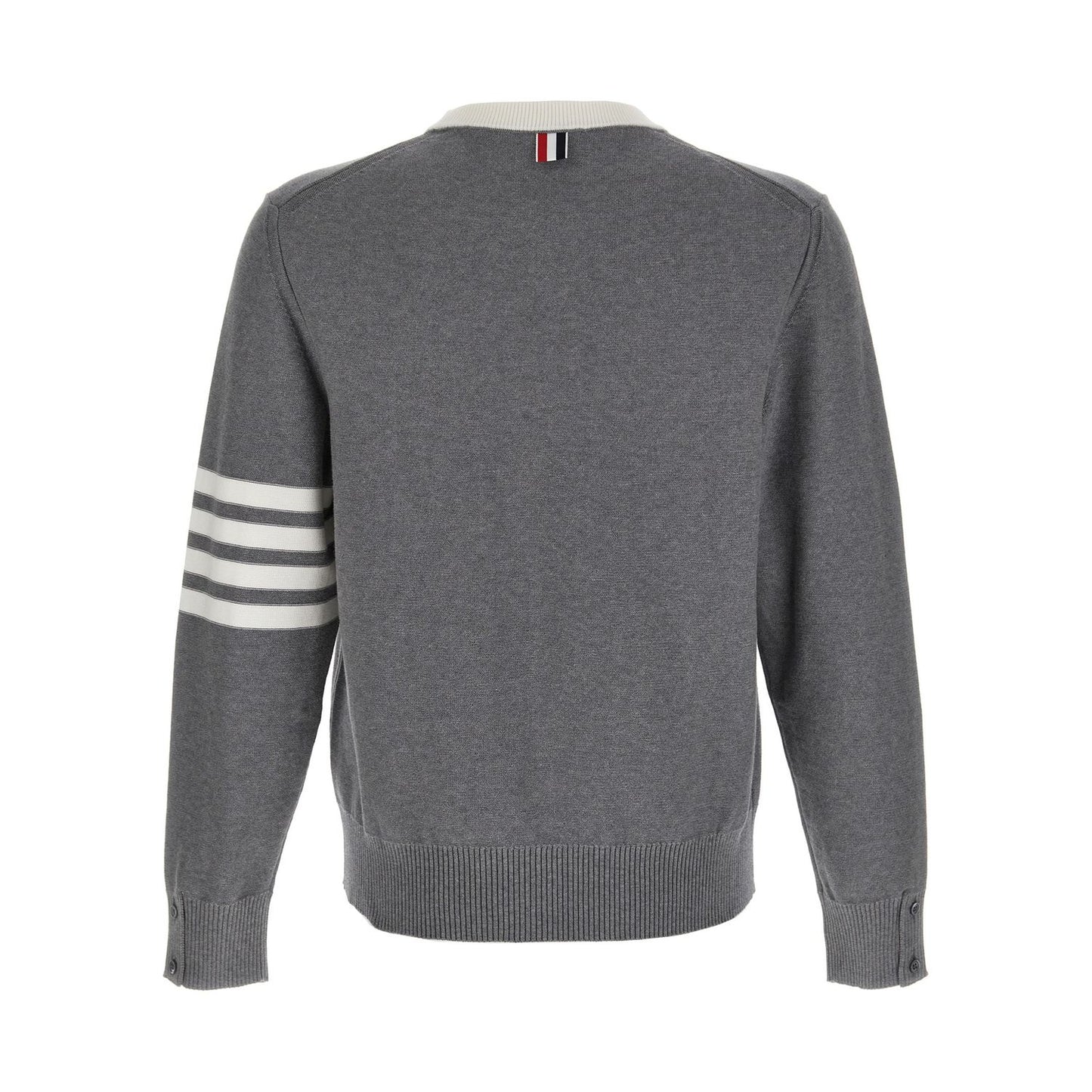 Thom Browne Gray Cotton Cardigan