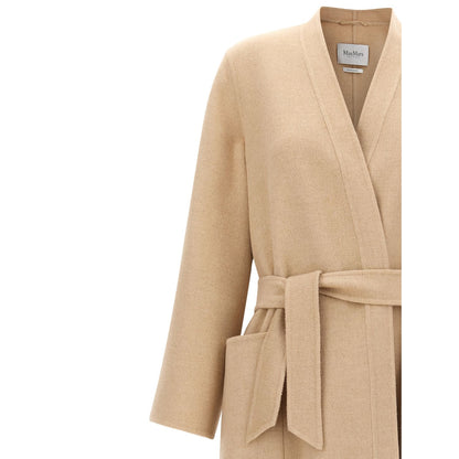 Max Mara Beige Wool Coat