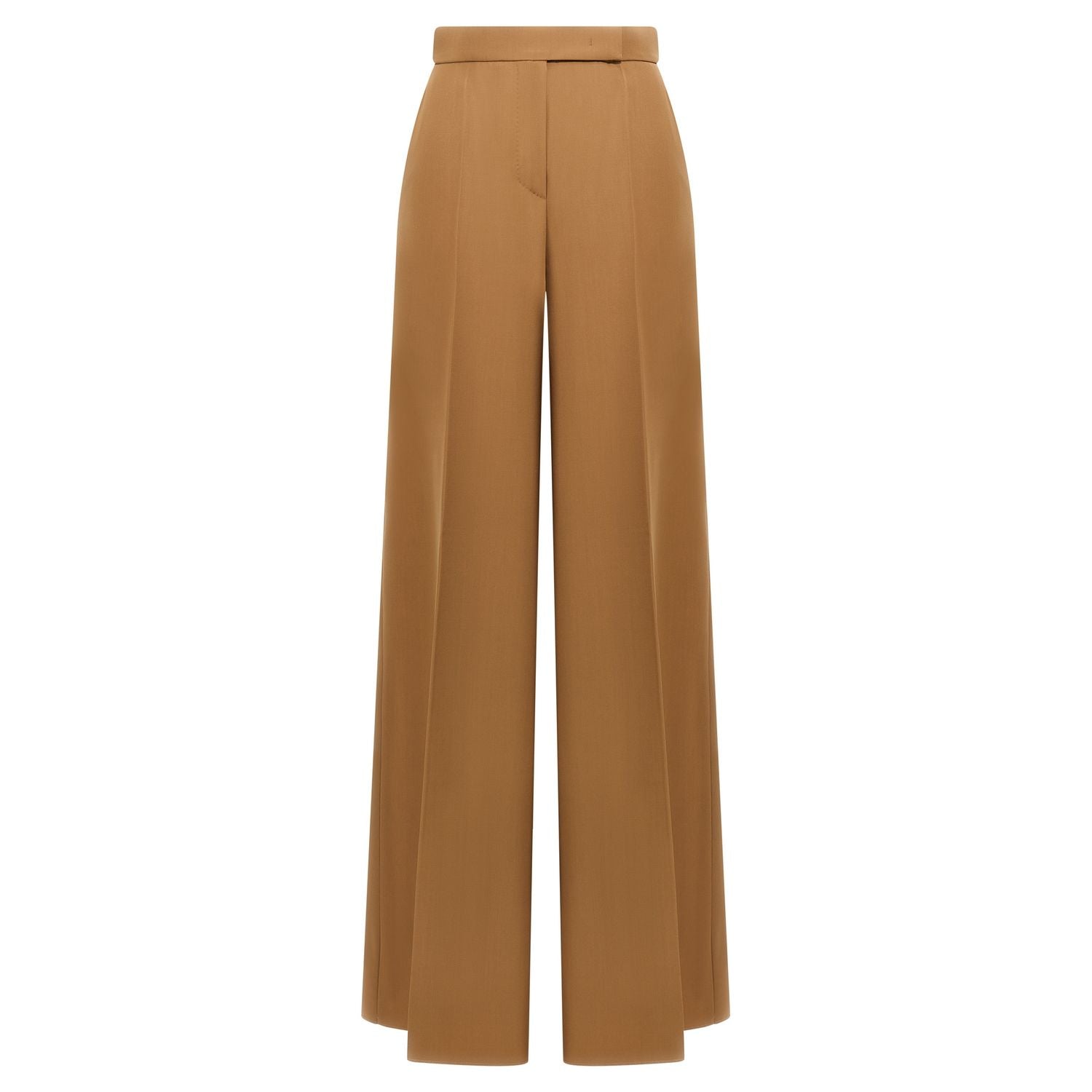 Max Mara Brown Virgin Wool Casual Pants