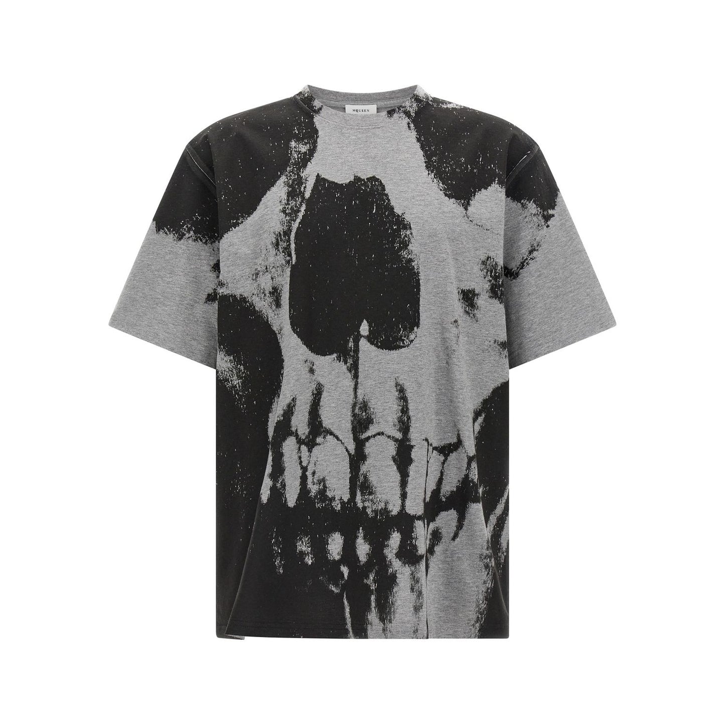 Alexander McQueen Gray Cotton T-Shirt