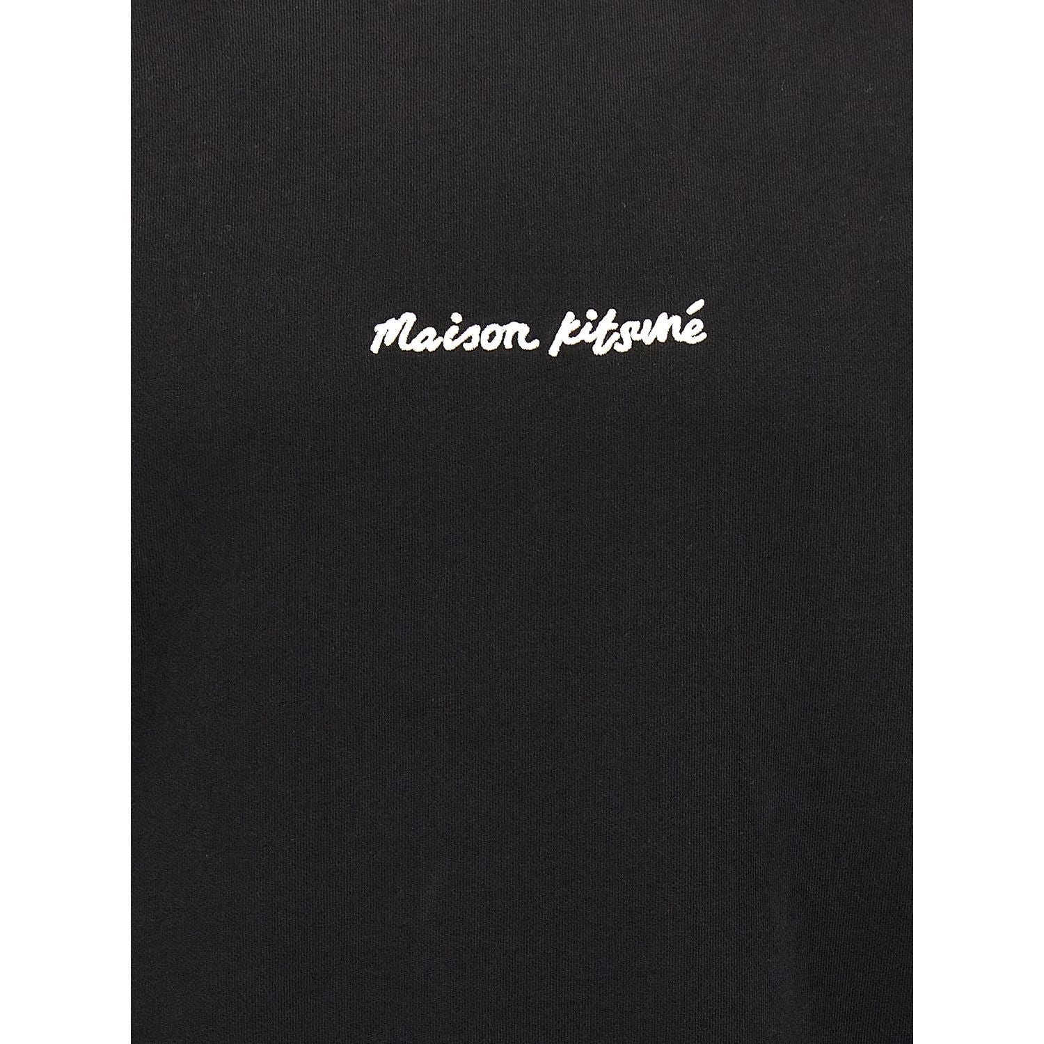 Maison Kitsuné Black Cotton Sweatshirt