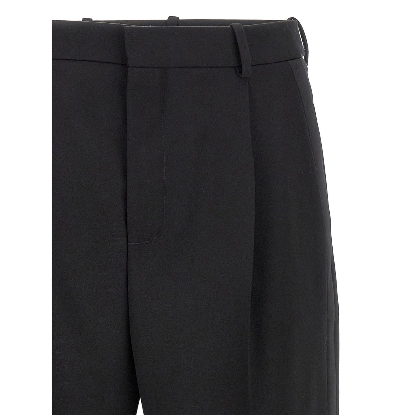 Saint Laurent Black Wool Dress Pants