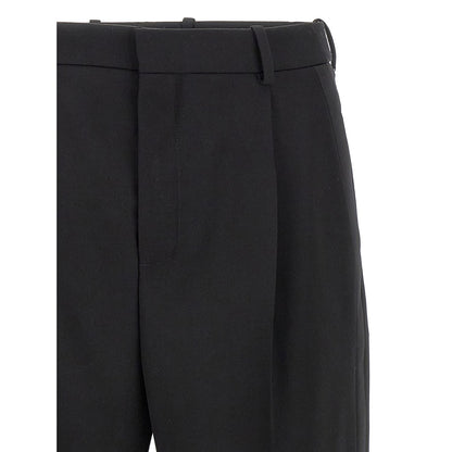 Saint Laurent Black Wool Dress Pants
